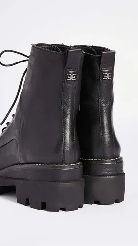 Vista 4 de Sam Edelman Botas de combate con plataforma Garret para mujer