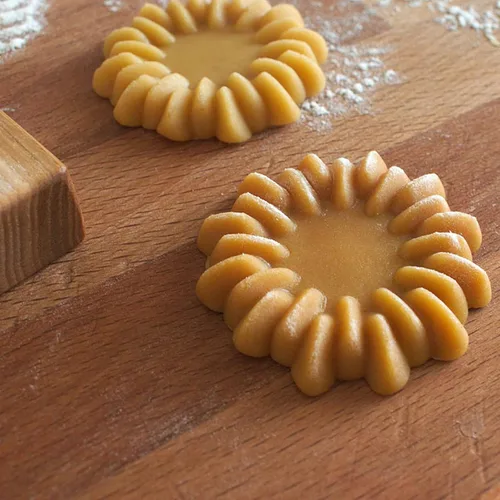 Vista 3 de Molde de Galletas de Madera Herramienta de Decoración de Galletas de Madera Moldes de Galletas 3D Molde de Hornear Gracioso Arte de Relieve Navidad