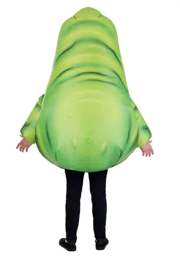 Vista 4 de Disfraz Inflable de Slimer de Ghostbusters para Adultos Multicolor