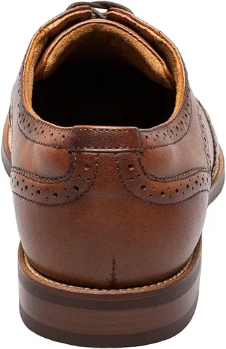 Vista 3 de Florsheim Rubano Oxford de punta de ala para hombre Coñac