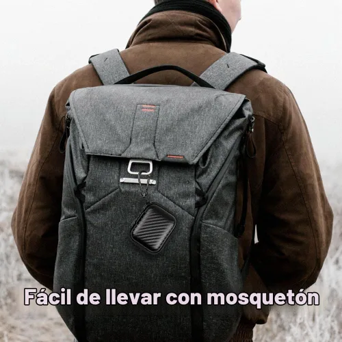 Vista 7 de Funda rígida para auriculares, bolsa de almacenamiento de auriculares de EVA, pequeña bolsa con cremallera compatible con auriculares con cable, JBL