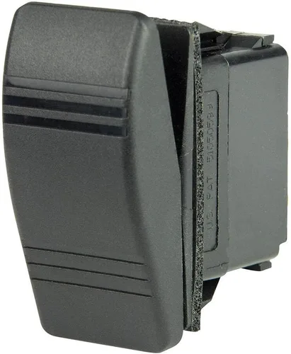 Vista 5 de BEP Marine Control táctil de 3 posiciones IP66 nominal 24V Negro 2 vías DIN montaje en carril interruptor de botón