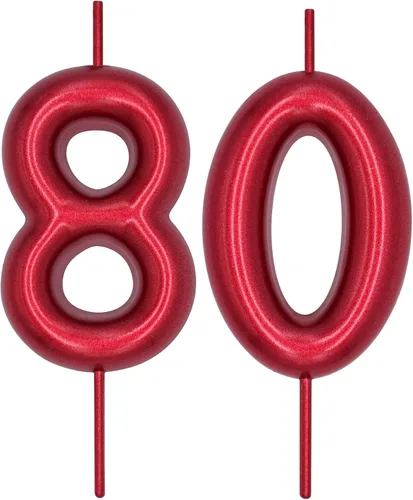Vista 308 de DERVENTA Vela con números de 2.36 pulgadas, decoración perfecta para cumpleaños, brunch, postre, pastel, 1 pieza (número 0 rosa)