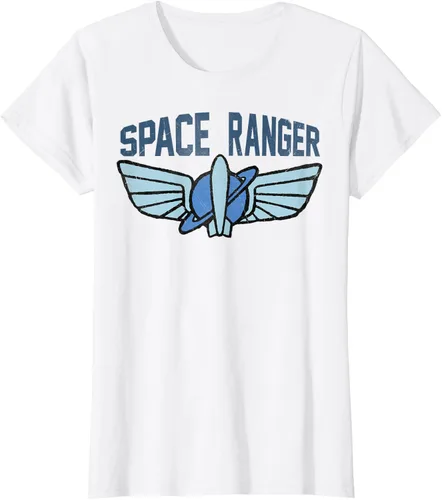 Vista 11 de Disney Pixar Toy Story 4 Buzz Lightyear Space Ranger Badge - Camiseta, Negro, S