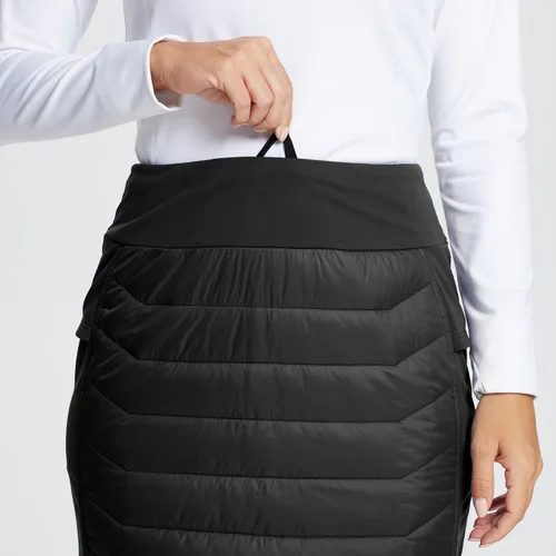 Vista 5 de BALEAF Falda acolchada de 17 pulgadas para mujer, ligera, aislada, cálida, para nieve, senderismo, correr, golf, al aire libre