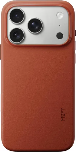 Vista 50 de MOFT Snap Case MOVAS™ para iPhone 16 Pro Max, compatible con MagSafe, funda magnética de cuero vegano premium con sensación suave, color duradero