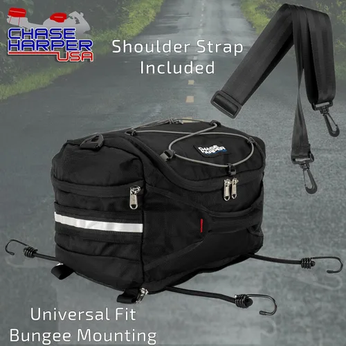 Vista 2 de Chase Harper USA 4200 Hideaway Tail Trunk - Resistente al agua, resistente al desgarro, nailon balístico de grado industrial
