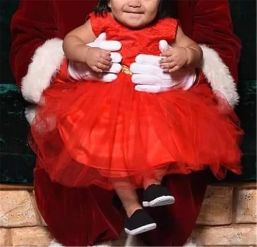 Vista 2 de Vestido Fkkfyy con flor, vestido para boda, para niña de 0-12 meses