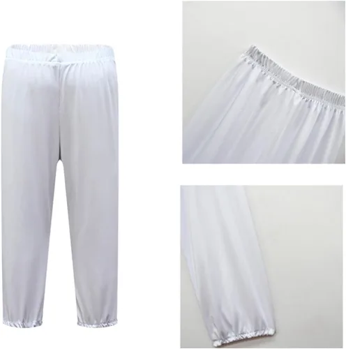 Vista 4 de Conjunto de ropa de chaleco azul y pantalones blancos, 2 piezas, traje de Halloween para niños