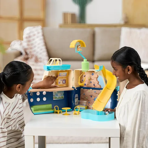 Vista 2 de BLUEY Cruise Ship Playset with Slide, 15+ Accessories, 2 Figures