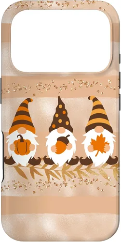Vista 30 de Fall Autumn Gnomes Phone Case Modern Pastel Cute Beige Case for iPhone 17