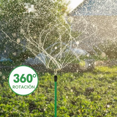 Vista 3 de RESTMO Rociadores de 3 brazos para patio con base telescópica ajustable