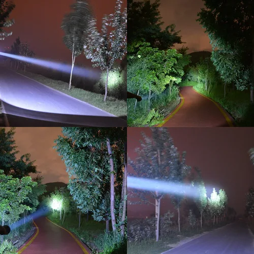 Vista 3 de linterna LED ultrabrillante recargable de emergencia para interior y exterior