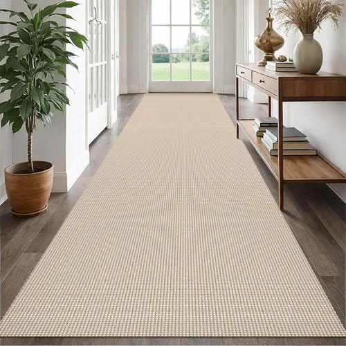 Vista 107 de EARTHALL Alfombra tejida de 2 x 3 pies, lavable para entrada, alfombra trenzada antideslizante, alfombra para puerta interior y exterior, alfombra