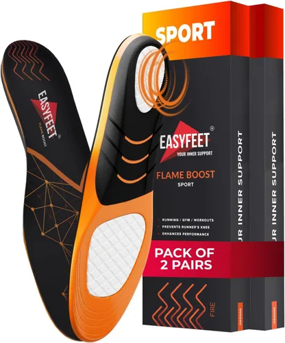 Vista 12 de Plantillas para zapatos deportivos de running para hombre y mujer - Plantilla deportiva - Insertos de absorción de impactos - Para caminar, hacer