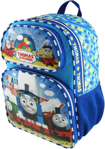 Vista 4 de GenericJINCHENG YSECTL Thomas & Friends - Mochila de lujo de 16 pulgadas con lonchera aislada a juego