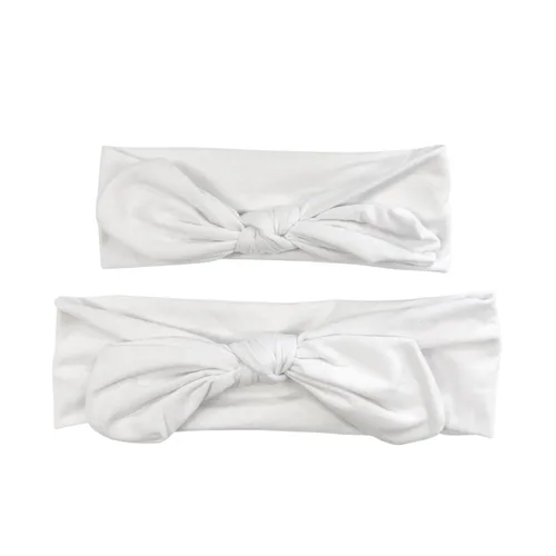 Vista 2 de Wrapables® Mommy and Me - Diadema bohemia, color rojo, blanco y azul