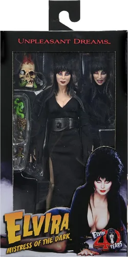 Vista 2 de NECA Elvira- Figura vestida de 8" - Elvira