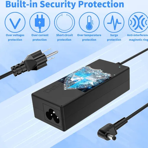 Vista 3 de Delippo Cargador adaptador de CA para portátil Acer Predator Helios 300 g3-571 an515-41 an515-42 an515-51 an515-51 an515-52 an515-53 AK.135AP.020