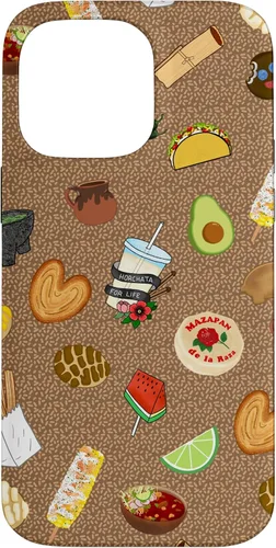 Vista 21 de Brown Antojitos Mexican Food Latino Tacos Pan Dulce - Carcasa para iPhone 17