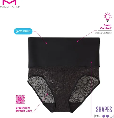 Vista 5 de Maidenform - Calzón de encaje para mujer, diseño de barriga, Dm0051
