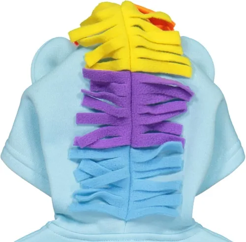 Vista 5 de My Little Pony Disfraz de Rainbow Dash para bebés y niñas con capucha para niños pequeños