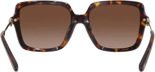 Vista 4 de Tory Burch TY7162U - Lentes de sol para mujer, color tortuga oscuramarrón degradado, 54, Dark Tortoise