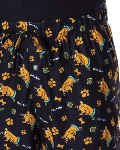 Vista 4 de Scooby Doo Ruh-Roh! Scooby - Pantalones de pijama para adultos, Scooby Ruh-roh