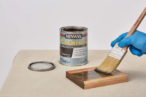 Vista 3 de Minwax® 213964444 PolyShades® Miel, Satén, Media Pinta