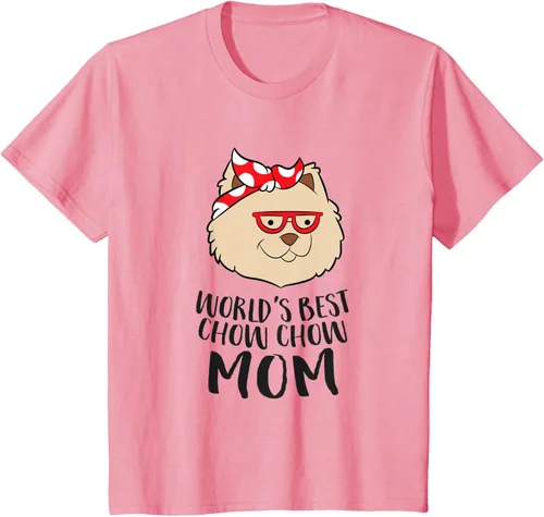 Vista 22 de World's Best Chow Chow mamá lindo Chow Chow perro mamá camiseta Blanco