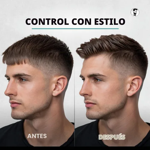 Vista 3 de Gentlemen Republic - Gel para el cabello refinado de 8 onzas, brillo y sujeción las 24 horas