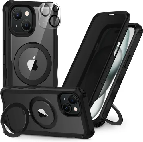 Vista 133 de CENHUFO Funda de privacidad para iPhone 11 Pro, funda de cuerpo completo con protector de pantalla de privacidad de vidrio templado 9H integrado