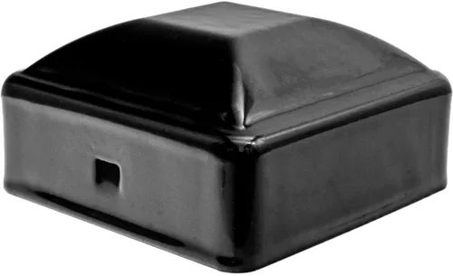 Vista 6 de Tapa ornamental para postes de valla de hierro para postes de valla de 2 x 2 pulgadas, también conocida como tapa de poste de valla de hierro