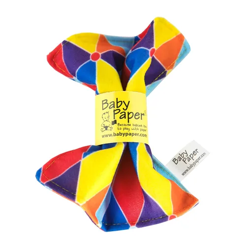 Vista 11 de Baby Paper Juguete sensorial arrugado y mordedor, estampado de flechas, regalo lavable Arrows