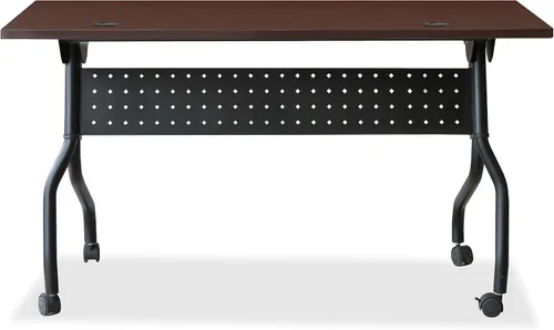 Vista 3 de Lorell LLR59518 - Mesa de entrenamiento con tapa abatible de caoba
