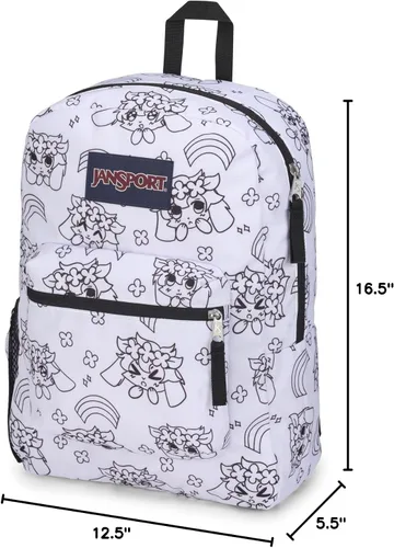 Vista 8 de JanSport Mochila Cross Town, bolsillo frontal utilitario, Tamaño único