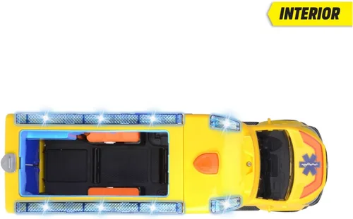 Vista 5 de Dickie Toys - Sprinter de ambulancia de bomberos y rescate