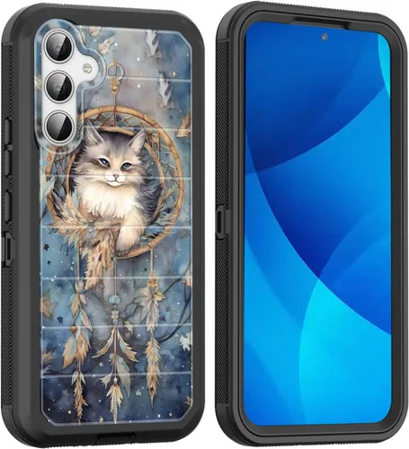 Vista 135 de Funda para Galaxy A15 5G, cuerpo completo, protección contra caídas, a prueba de polvo, resistente de 3 capas, militar, resistente, duradera