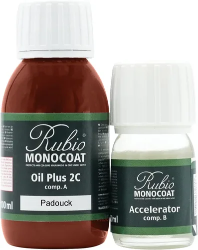 Vista 54 de Rubio Monocoat Tinte y acabado para madera de 650 pies cuadrados - Niebla 5% Oil Plus 2C Aceite de linaza ecológico de secado rápido