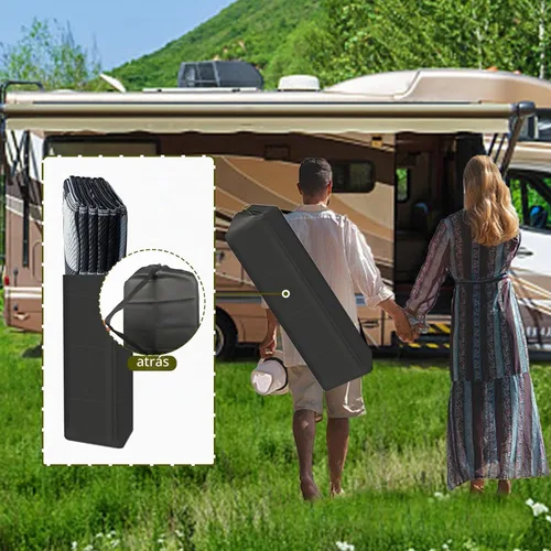 Vista 7 de EEZ RV Products - Esteras reversibles resistentes para exteriores de 9'x12' para RVing/Boondocking