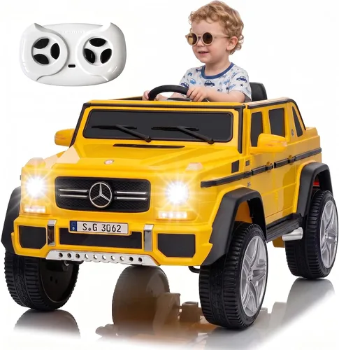 Vista 12 de Mercedes-Benz Licensed Maybach G650 12V Electric Kid Ride on Car Toy, Black