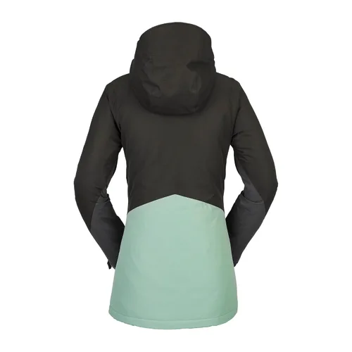 Vista 2 de Volcom Chaqueta con capucha para mujer, con aislamiento para snowboard, esquí, invierno