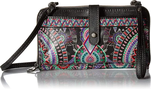 Vista 32 de Sakroots Artist Circle - Cartera/Brazalete grande para teléfono celular Aqua World