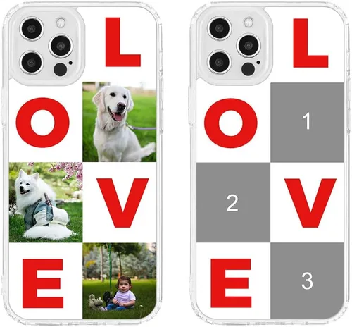 Vista 362 de Funda de teléfono personalizada para Apple iPhone 8 Plus iPhone 7 Plus, personalizada con foto, imagen, texto, imagen, diseño de imagen