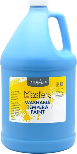 Vista 10 de Handy Art Little Masters - Pintura lavable, 16 onzas, color negro Bright & Mixable, High Opacity, Washable Colors for Classroom, Students, Kids