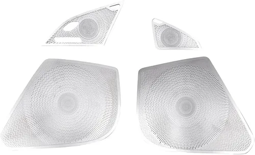 Vista 8 de TINKI Cubierta de acero inoxidable para altavoz de puerta de automóvil compatible con Chevrolet Corvette C7 2014 2015 2016 2017 2018 2019 Accesorios