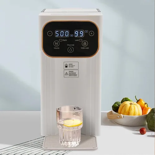 Vista 7 de Filtro dispensador de agua caliente instantáneo, calentador de caldera de agua para encimera de 1500 W, dispensador de agua para encimera con 12