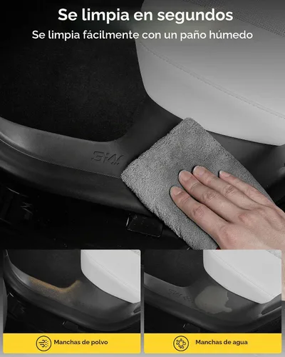 Vista 7 de 3W Juego completo de protectores de umbral de puerta para Tesla Model 3
