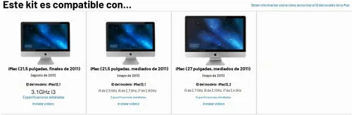 Vista 3 de OWC Sensor térmico digital en línea para iMac de 27 y 21,5 pulgadas (2011) Necesario para actualizar con cualquier unidad SATA en iMac (2011) - Sin