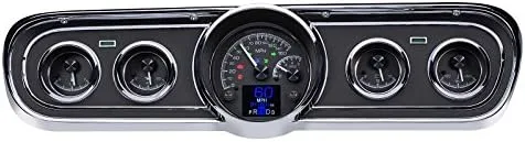 Vista 3 de Dakota Digital 65 66 Ford Mustang - Kit de medidores personalizables, color negro HDX-65F-MUS-K